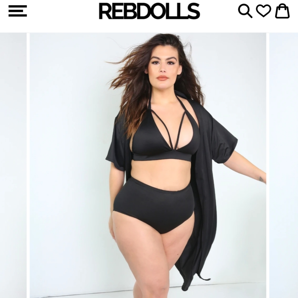 Rebdolls High-waisted Swim Bottoms